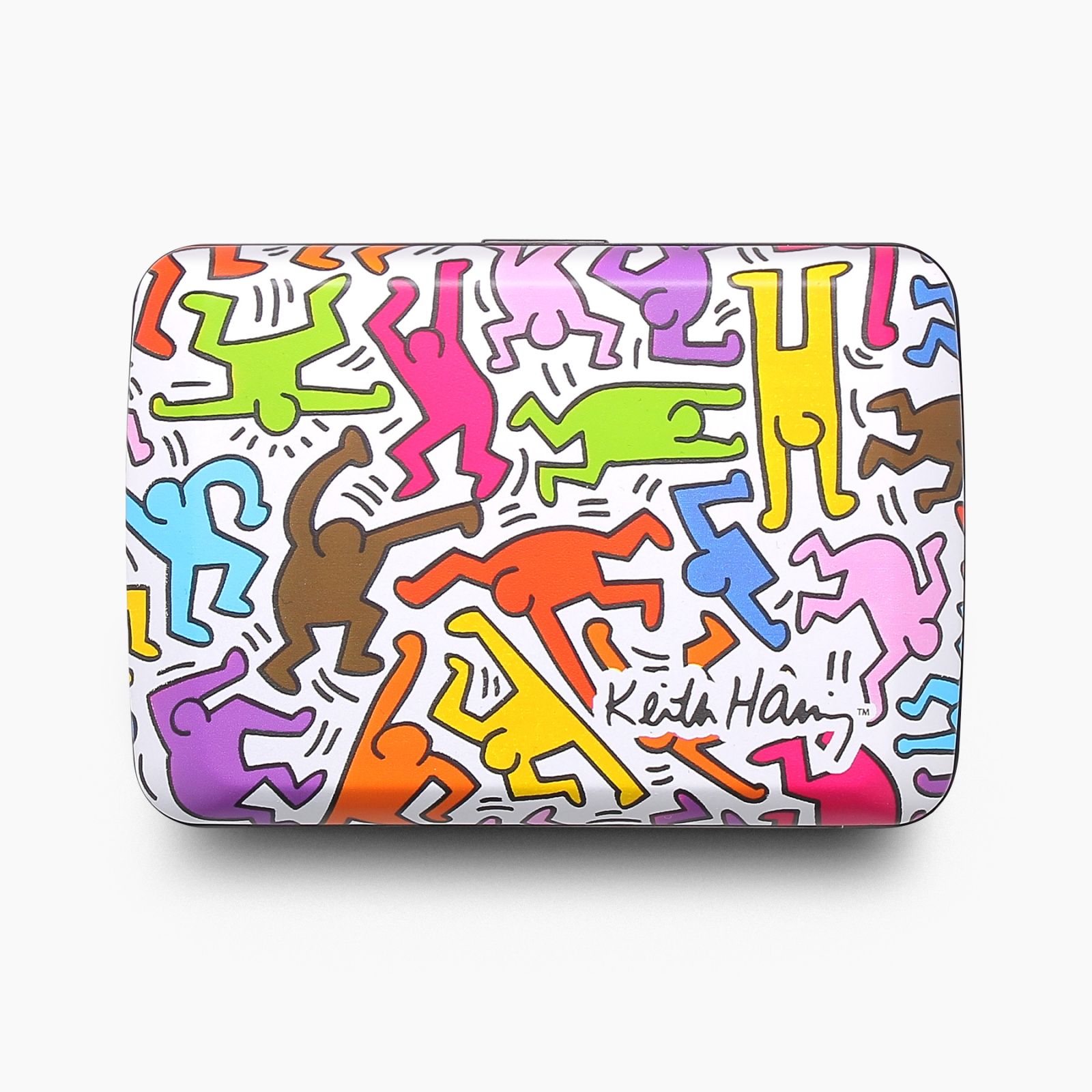 OGON Aluminum Wallet Smart Case V2.0 - Keith Haring Color
